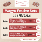 Kaizenya | $22 OFF! Kagoshima A4 Wagyu Festive Sets (350 - 550g) - Shipped from Japan
