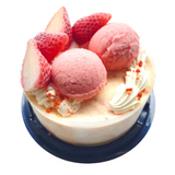 Strawberry Cheesecake Ice-Cream Cake (500g) [13cm] Air-Flown from Japan