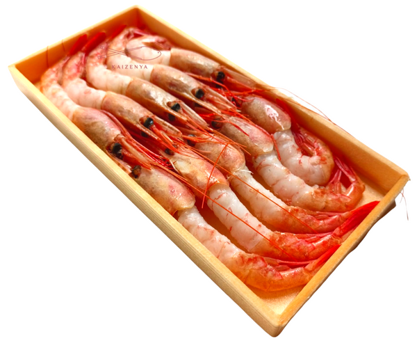 Muki Ama Ebi (De-Shelled Sweet Shrimp) あまえび